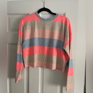 ASOS multi colored crop long sleeve